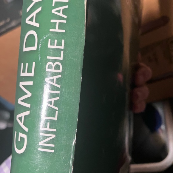 NEW Inflatable game day football hat tailgating display fan costume blow up new - Picture 10 of 12